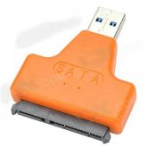 Adaptador USB 3.0 Macho para Fêmea SATA + cabo fêmea Disco Rígido de 2,5