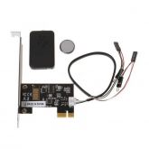 Placa Controle Remoto sem Fio 20m Desligar para PC PCI-E GRRBWU26