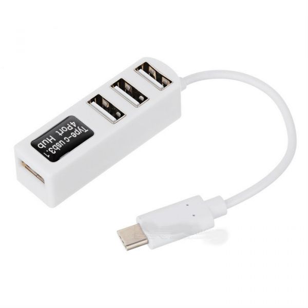 Mini Hub Tipo C USB 3.1 4 Portas USB OTG 6A5B1MPA