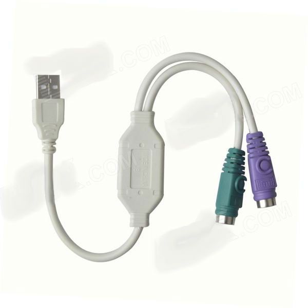 Cabo Adaptador USB 2.0 x 2 PS2 para Mouse e Teclado CFS9UW14 - (33 cm)