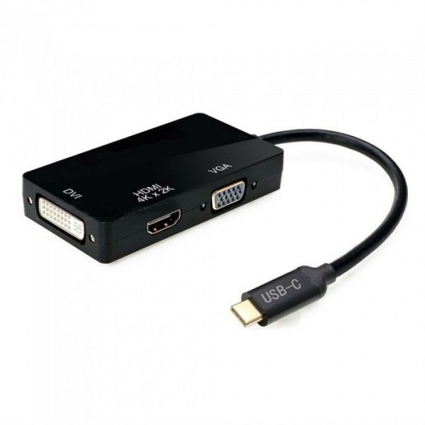 Adaptador USB Tipo C Macho DVI HDMI 4K VGA Fêmea Laptop Macbook CN1Z6F9O