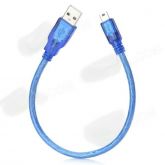 Cabo de Dados USB para Mini USB 5 Pinos e Carregador - LOMJ22UK (30cm)