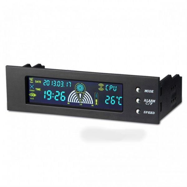 Painel Frontal LCD 5.25 3 Controladores de Velocidade Sensor de Temperatura