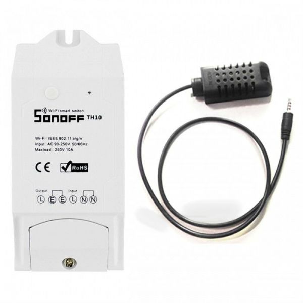 Módulo Interruptor Smart sem Fio Wifi com Sensor de Temperatura e Umidade HSYZOYT7