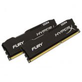 Memória Kingston HyperX FURY 32GB (2x16GB) 2400Mhz DDR4 CL15 Black - HX424C15FBK2/32