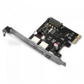 Placa de Expansão USB 3.1 Tipo C + 2 Portas USB 3.0 Tipo Um PCI-E