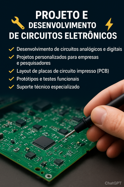 Projeto e Desenvolvimento de Circuito Eletrônico